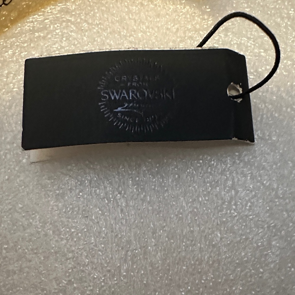Karl Lagerfeld made with Swarovski Crystal - Black and Gold Bangle Bracelet - Picture 5 of 6